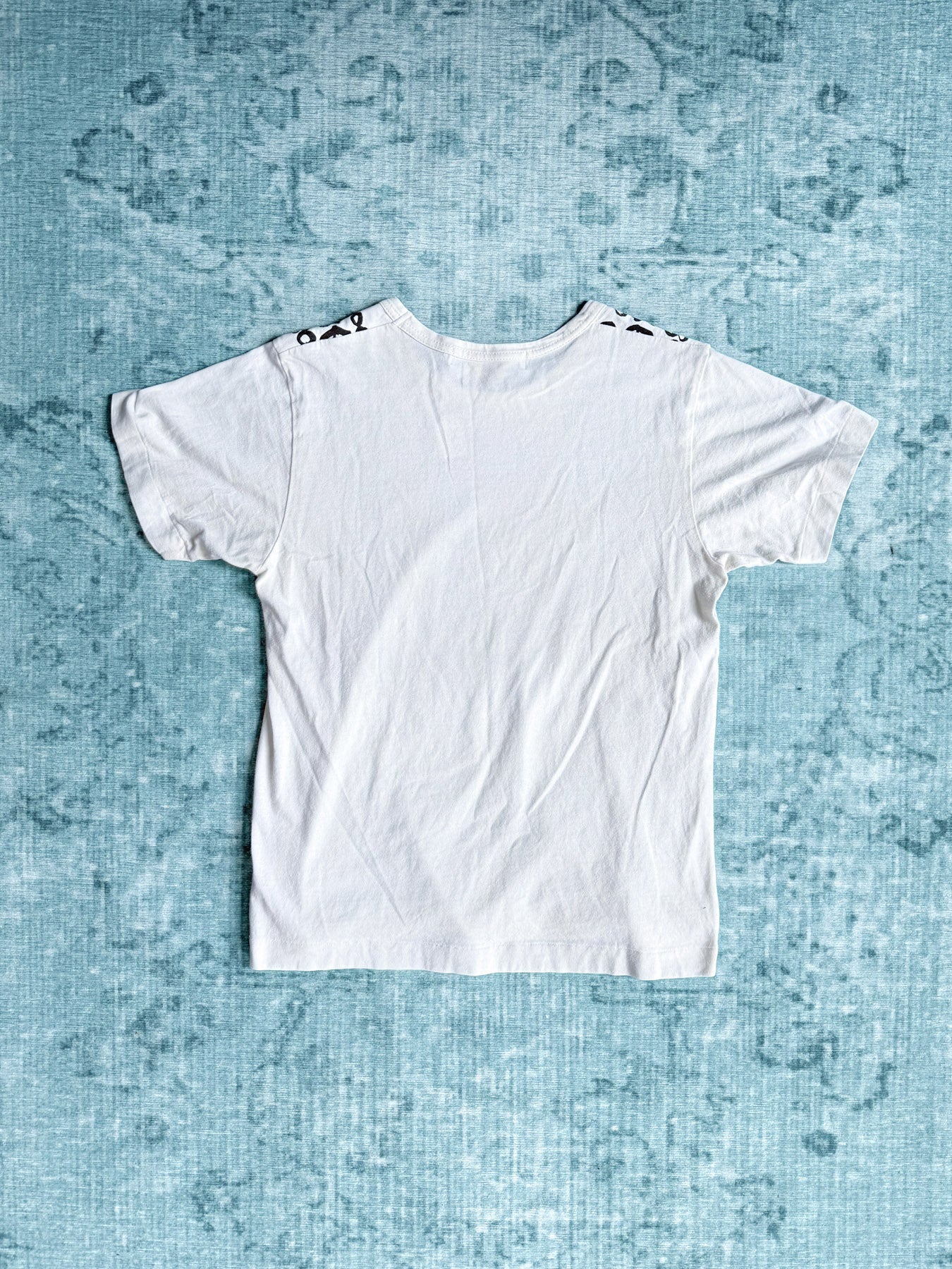 COMME DES GARÇONS illustrated jewel print shirt