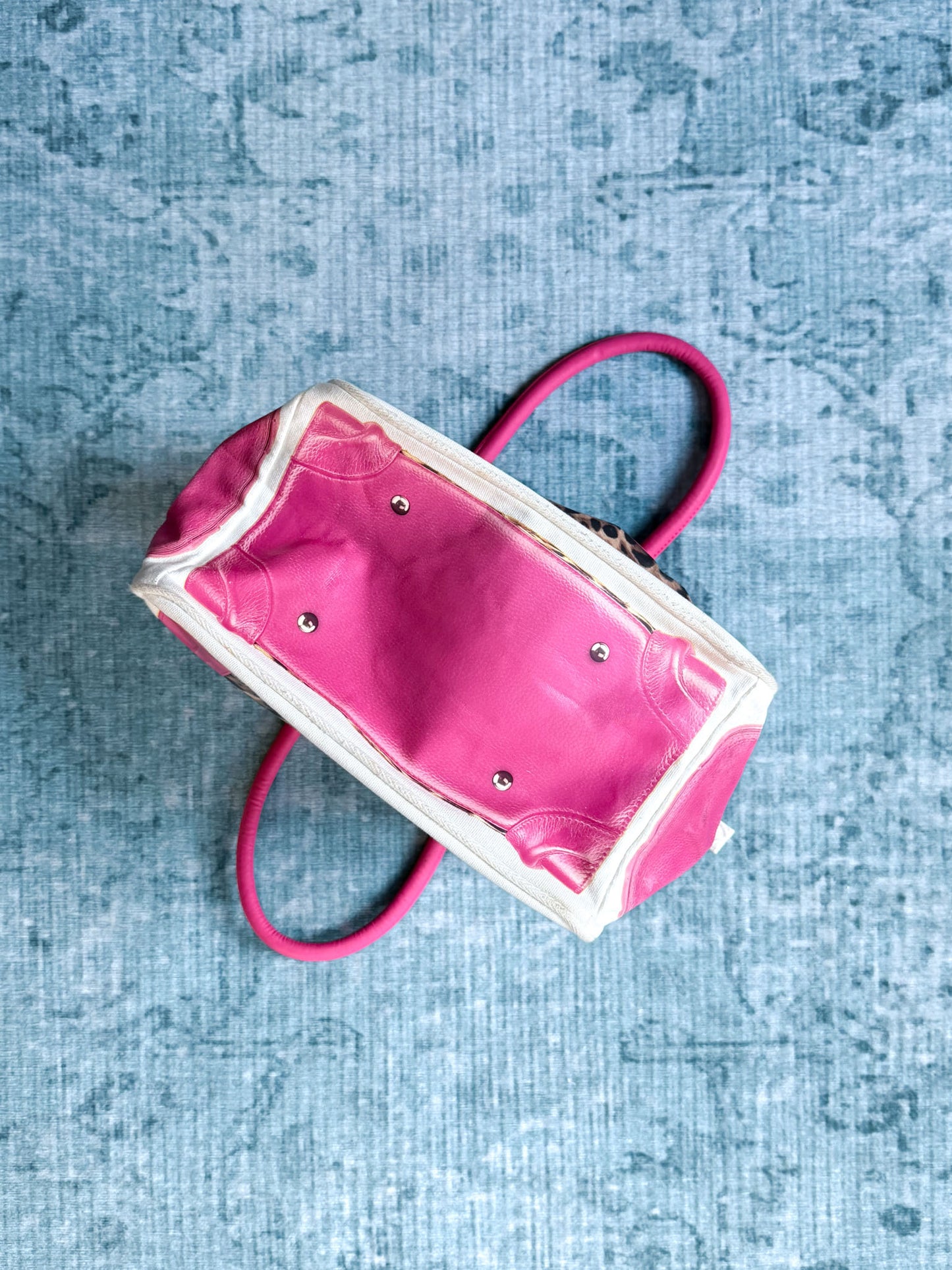 phantom leopard print trompe l'oeil bag