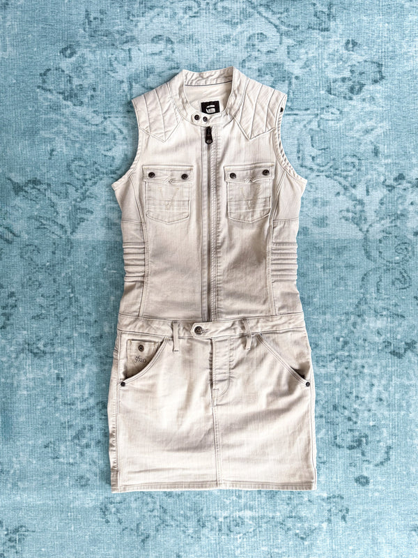 G-STAR biker dress