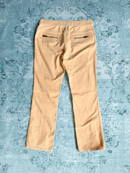 MARC JACOBS eyelet side-zip straight trousers