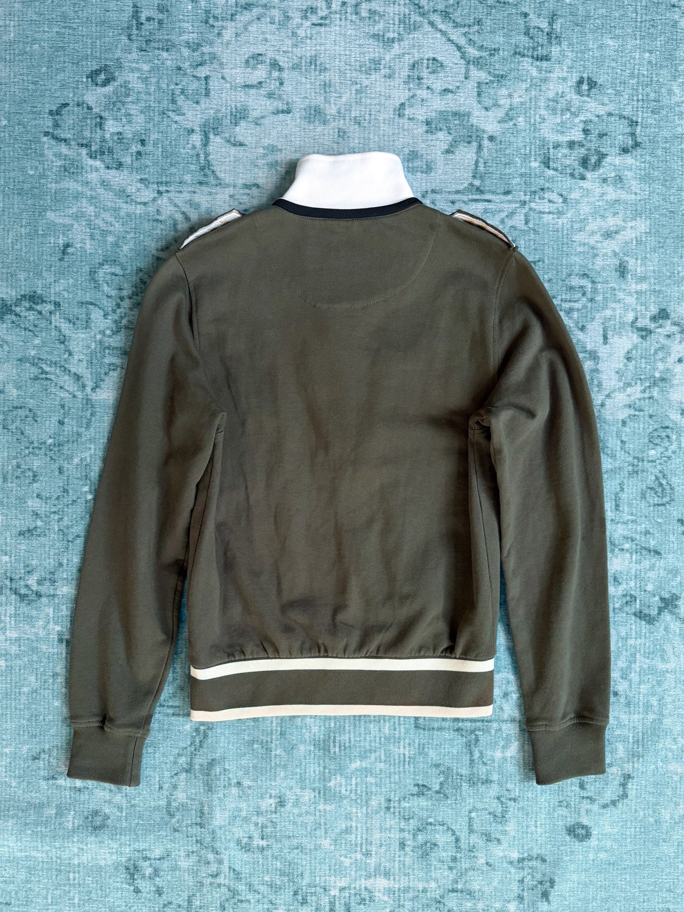 trompe-l'oeil military tracksuit