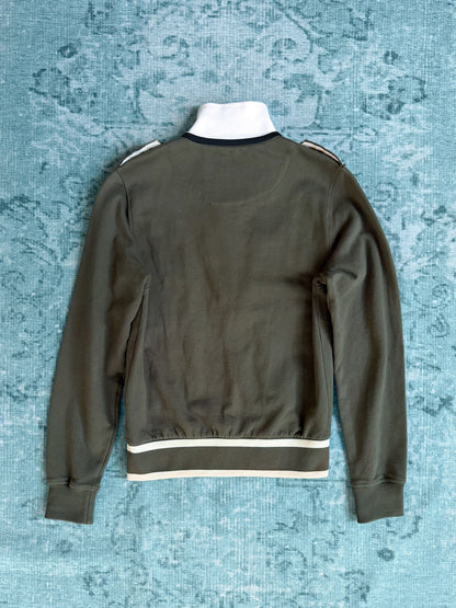 trompe-l'oeil military tracksuit
