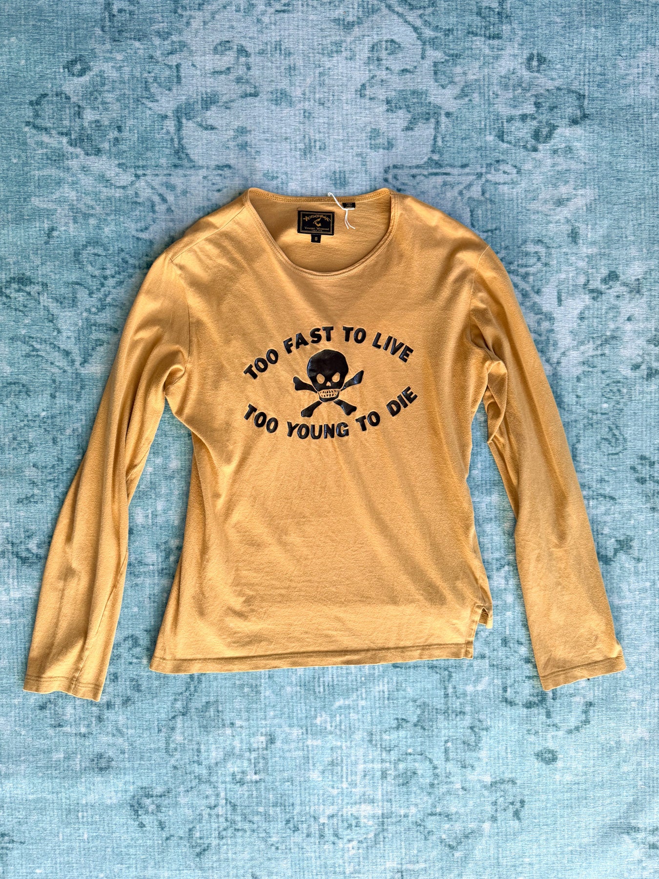 VIVIENNE WESTWOOD "too fast to live too young to die" long sleeve tee
