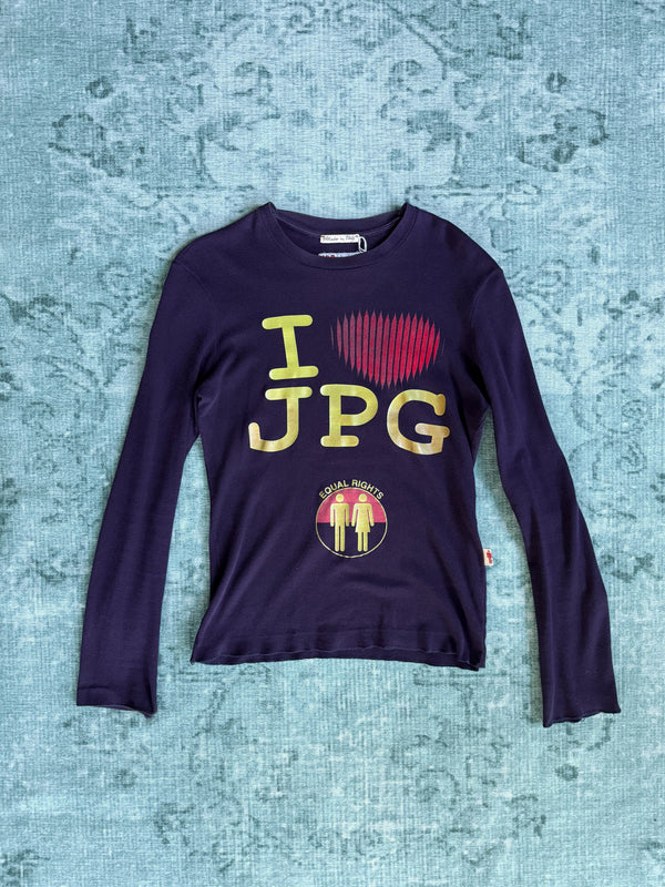 JEAN PAUL GAULTIER longsleeve graphic top