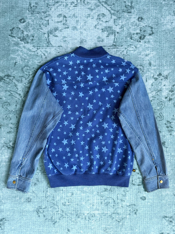 VIVIENNE WESTWOOD X LEE star print denim varsity jacket