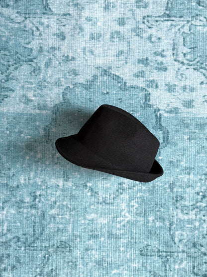 lace printed fedora