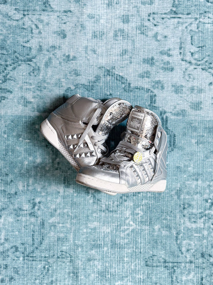 ADIDAS X MISSY ELLIOTT sequin high-top sneakers