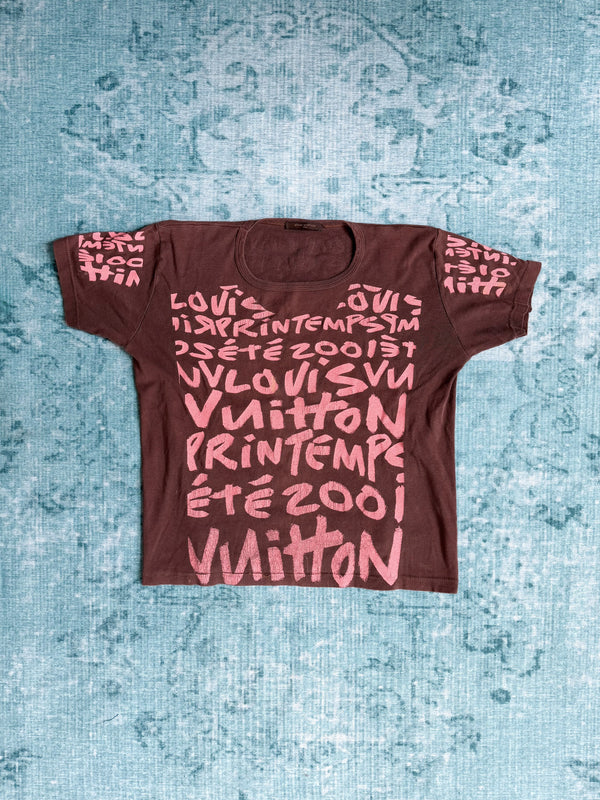 LOUIS VUITTON X STEPHEN SPROUSE ss2001 souvenir shirt
