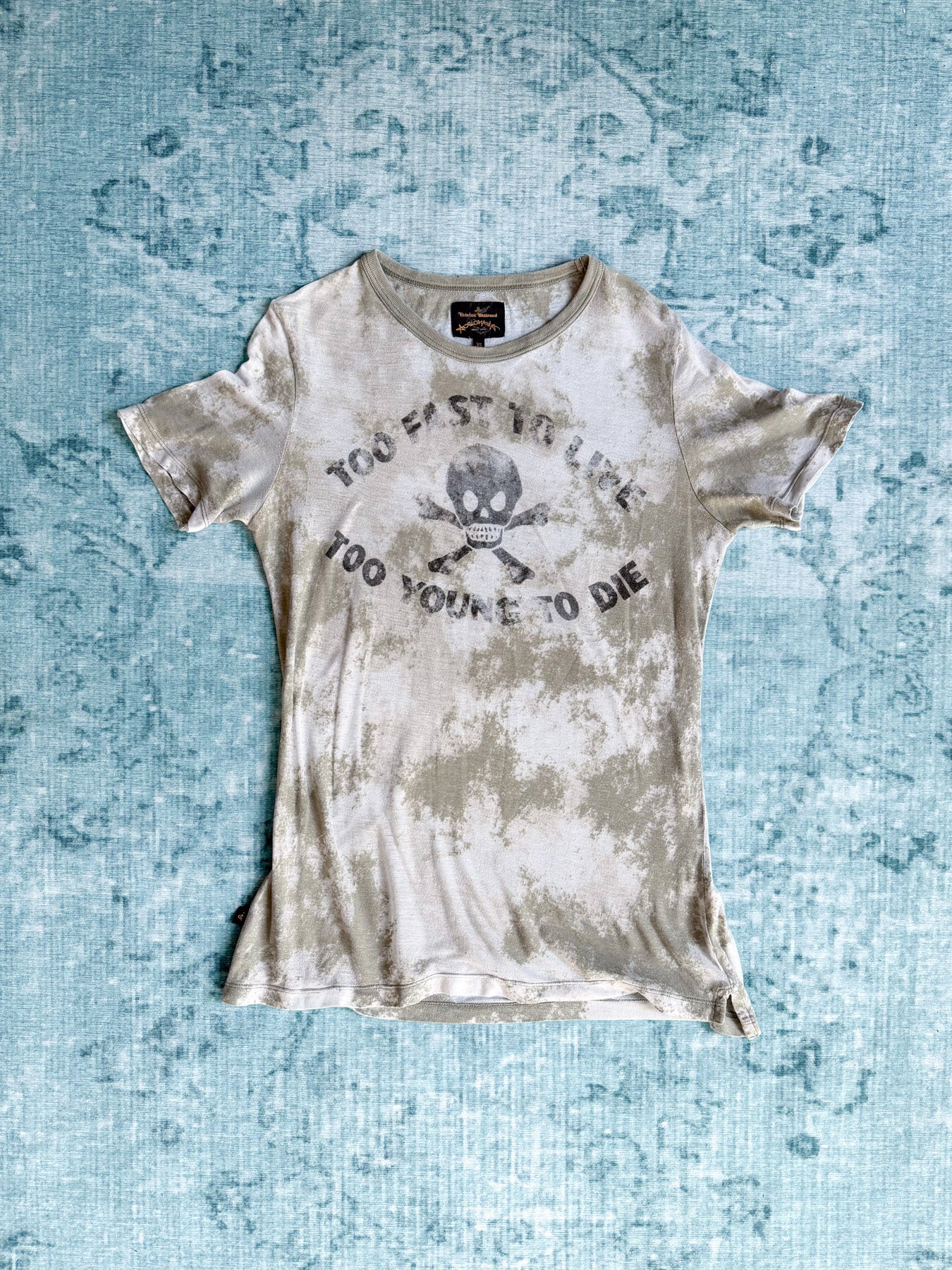 VIVIENNE WESTWOOD camo see-through shirt