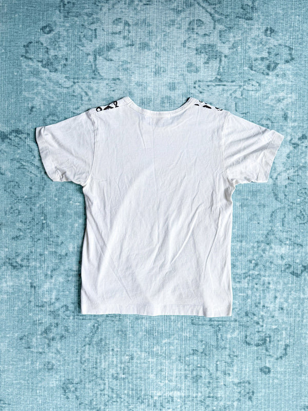 COMME DES GARÇONS illustrated jewel print shirt