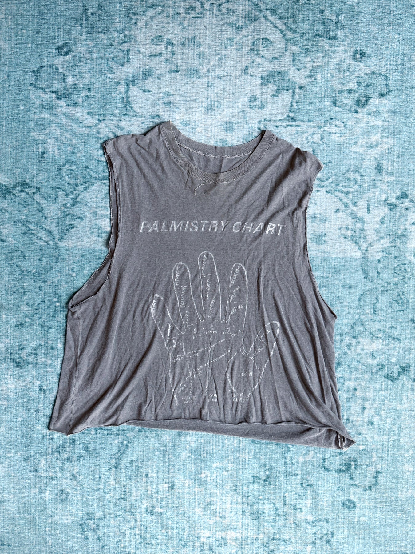 MAISON MARGIELA HOMME palmistry chart tank top