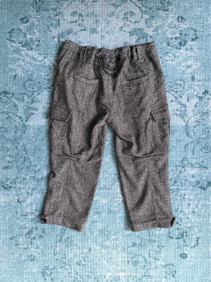 BLUMARINE herringbone print capri