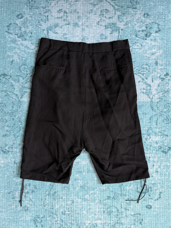GAETANO NAVARRA side-laced drop-crotch shorts