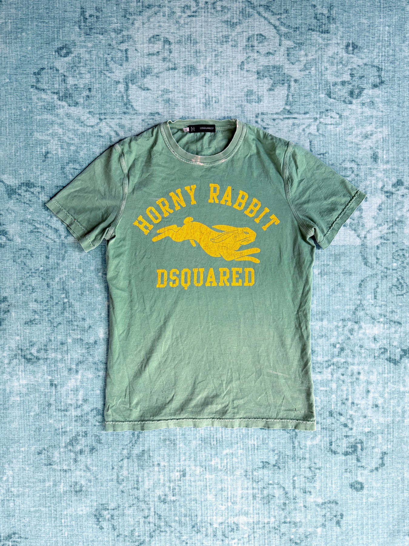 DSQUARED2 horny rabbit graphic shirt