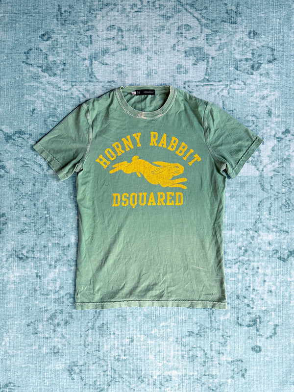 DSQUARED2 horny rabbit graphic shirt