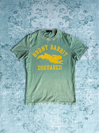 DSQUARED2 horny rabbit graphic shirt