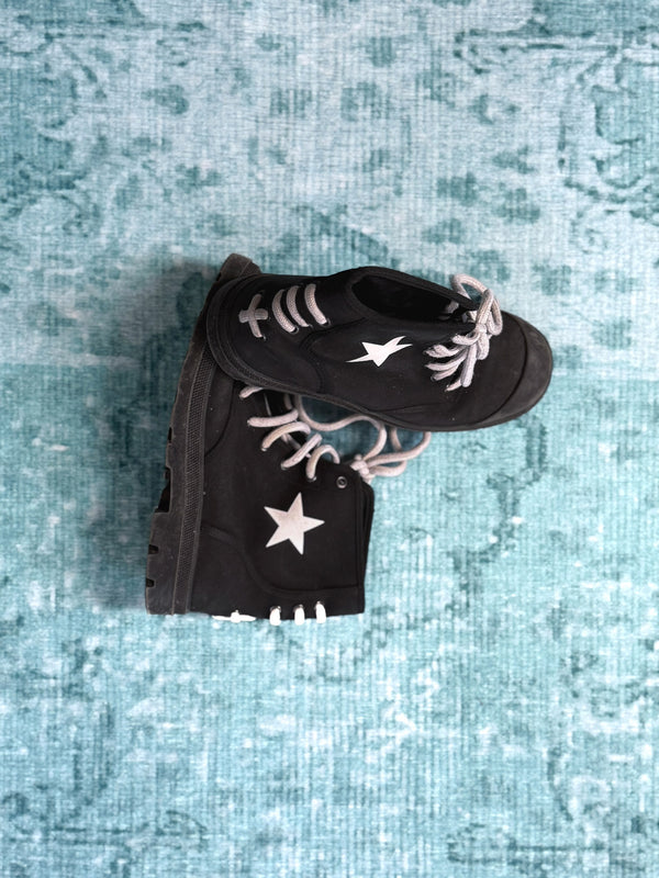 GIVENCHY star combat boots