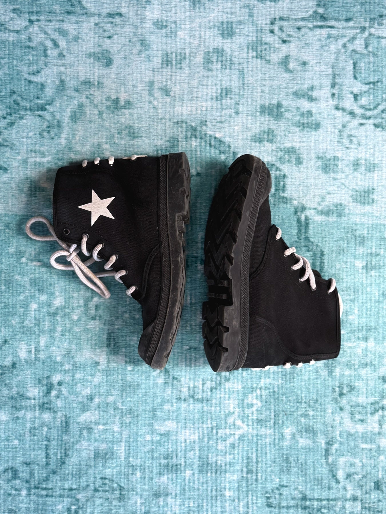 GIVENCHY star combat boots