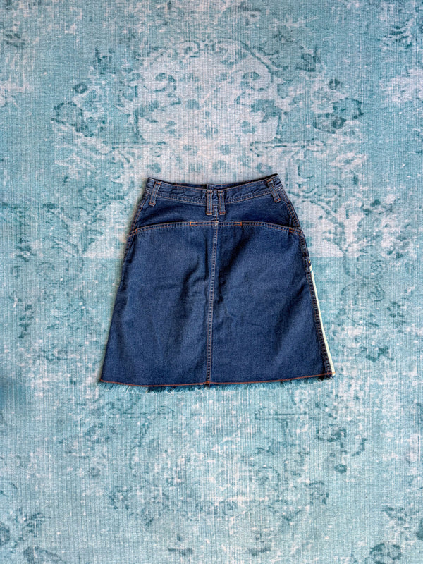 HYSTERIC GLAMOUR denim star-print skirt