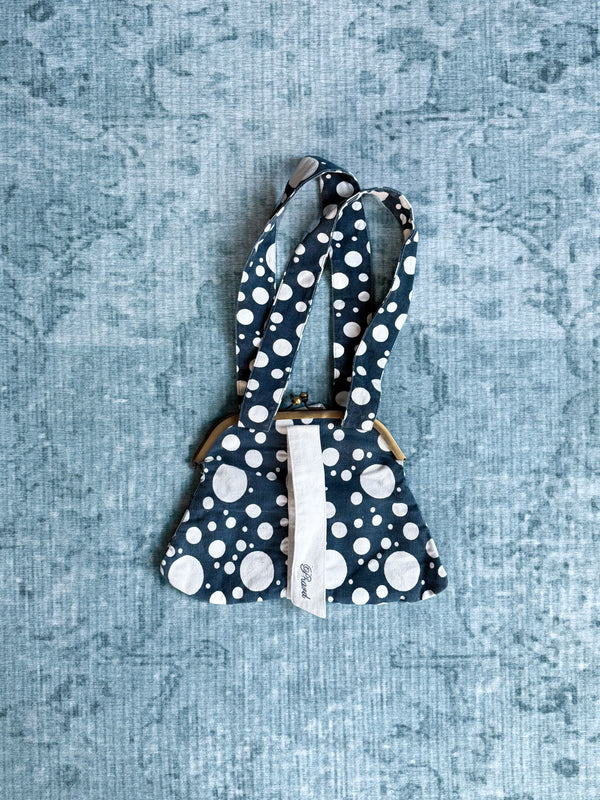 polka dot clasp mini bag