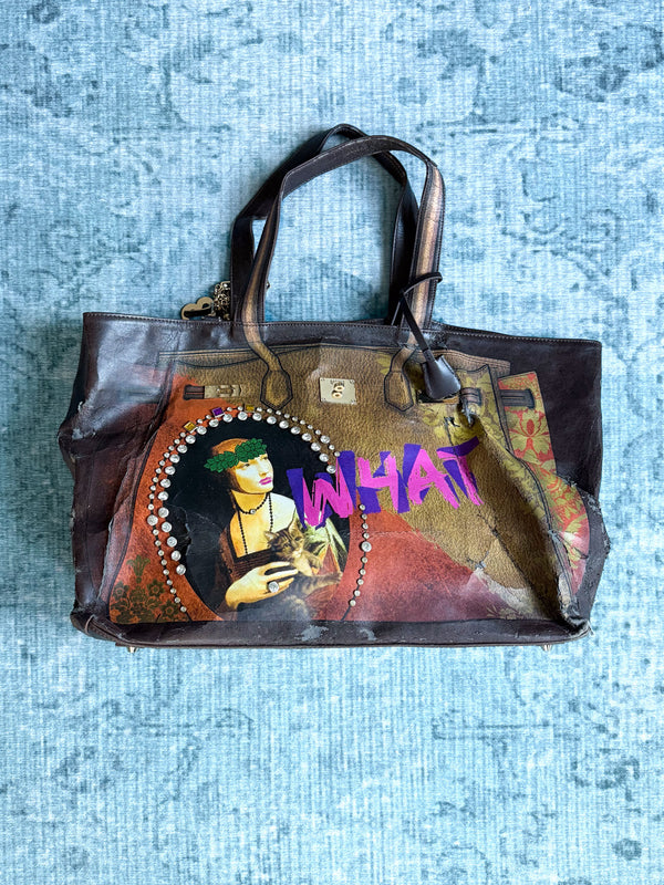 birkin victorian print trompe l'oeil bag