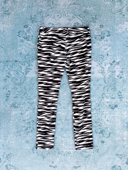 JC DE CASTELBAJAC zebra-print skinny trousers