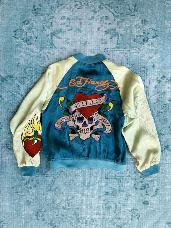 ED HARDY sukajan reversible jacket