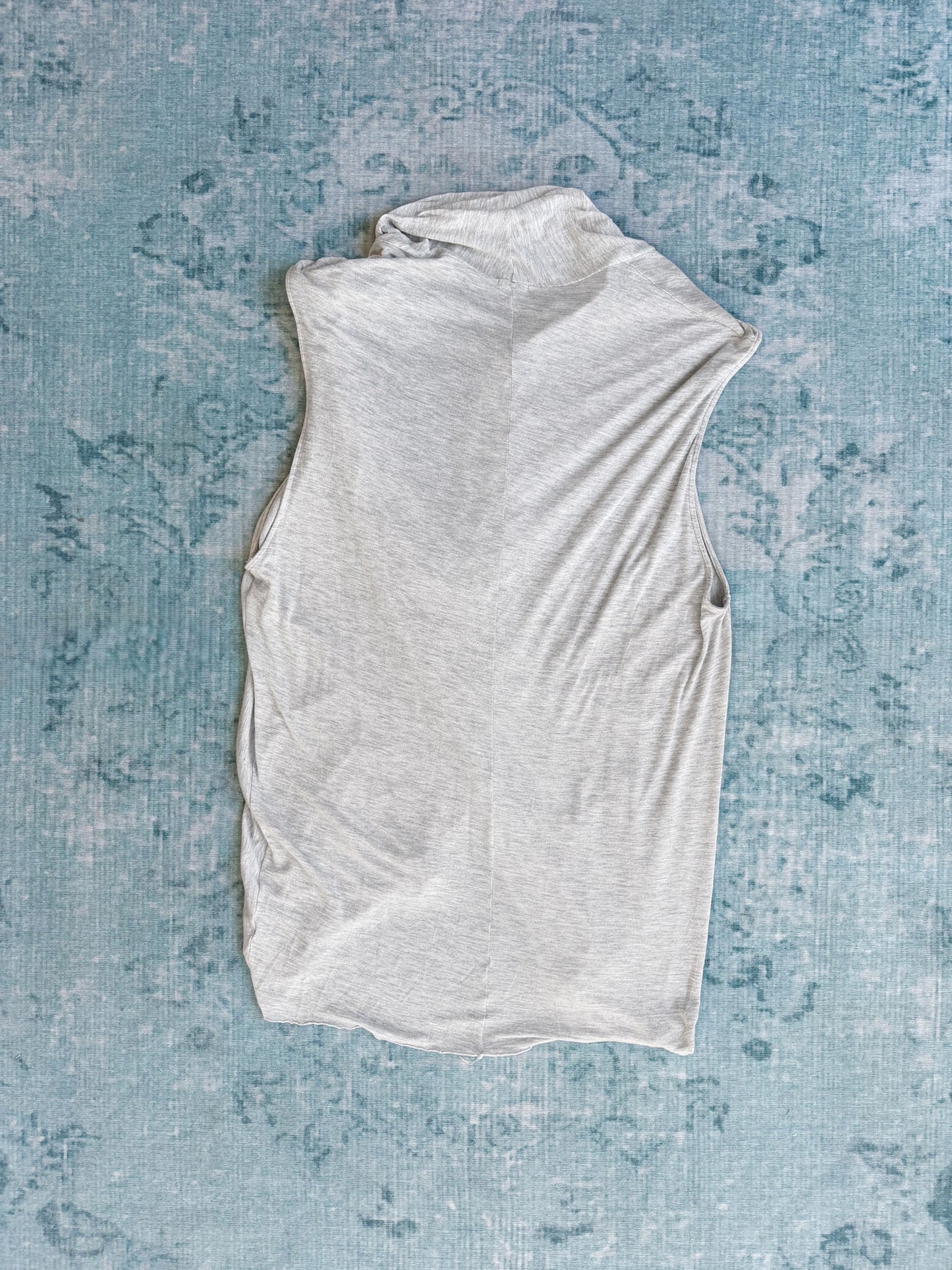 cowl neck jersey dress