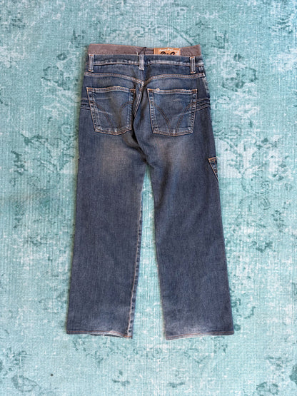 DOLCE & GABBANA double waist straight jeans
