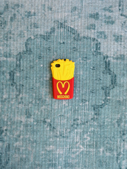 MOSCHINO french fries silicone iphone case
