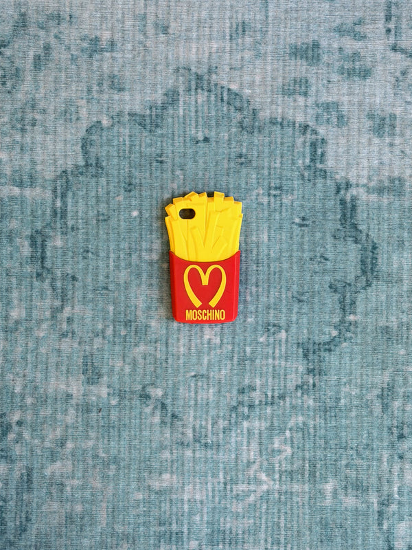 MOSCHINO french fries silicone iphone case